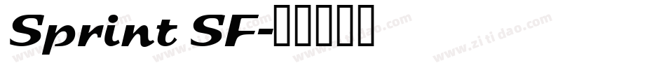 Sprint SF字体转换